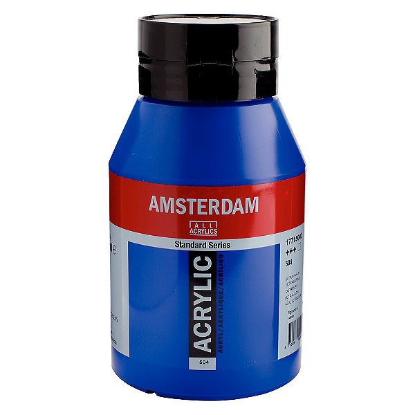Tinta Acrílica Amsterdam 1 Litro 504 Ultramarine