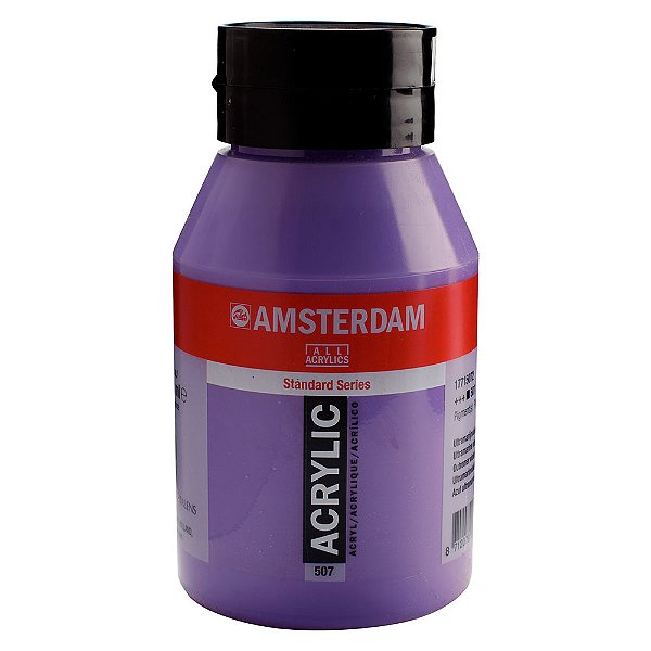 Tinta Acrílica Amsterdam 1 Litro 507 Ultramarine Violet