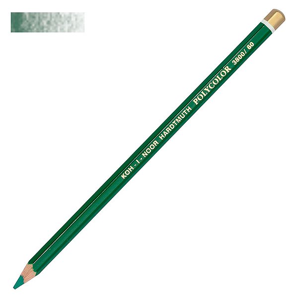 Lápis de Cor Avulso Polycolor Koh-I-Noor Emerald Green 60