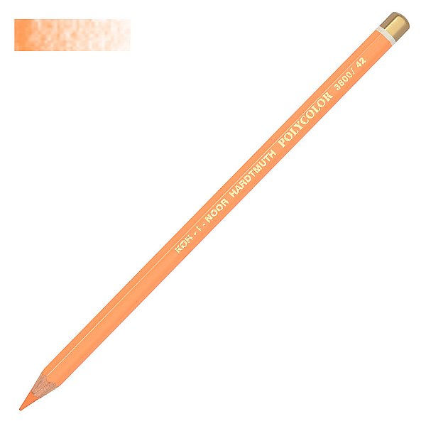 Lápis de Cor Avulso Polycolor Koh-I-Noor Chromium Orange 42