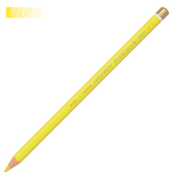 Lápis de Cor Avulso Polycolor Koh-I-Noor Chrome Yellow 3