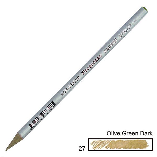 Lápis de Cor Aquarelável Integral Progresso Olive Green Dark 27