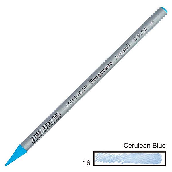 Lápis de Cor Aquarelável Integral Progresso Cerulean Blue 16