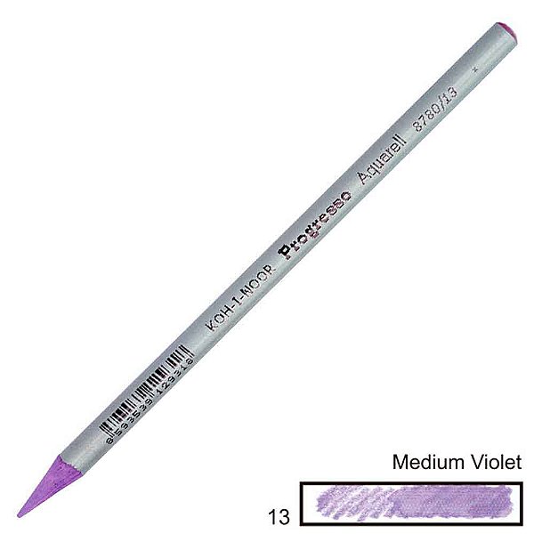 Lápis de Cor Aquarelável Integral Progresso Medium Violet 13