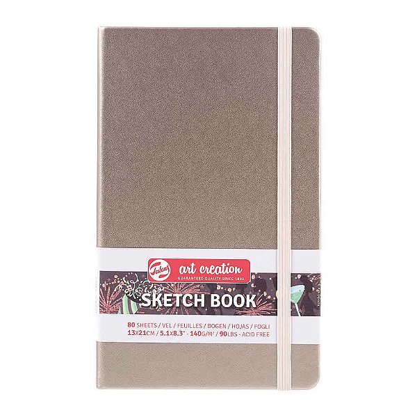 Caderno Sketchbook 13x21cm 140g 80 folhas Royal Talens Champagne Pink