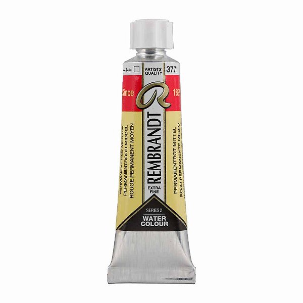 Aquarela Rembrandt 10ml Permanent Red Medium 377