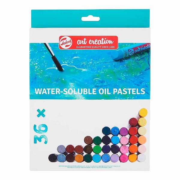 Giz Pastel Oleoso 36 Cores Solúvel em Água Art Creation