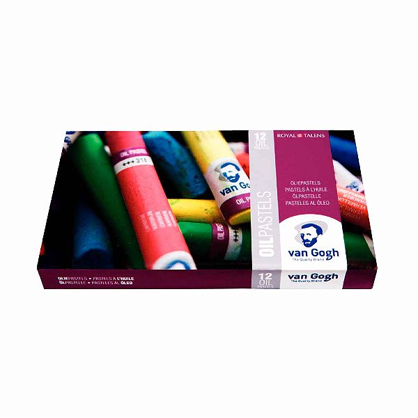 Giz Pastel Oleoso 12 Cores Van Gogh