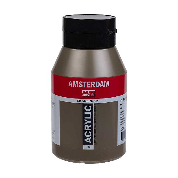Tinta Acrílica Amsterdam 1 Litro 408 Raw Umber