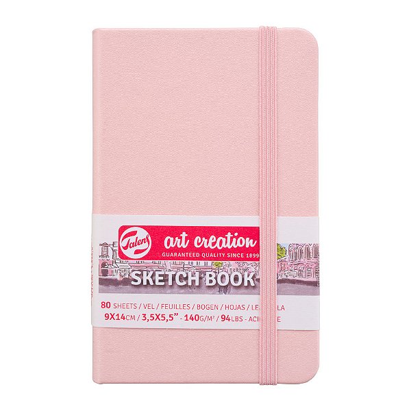Sketchbook 9x14cm 140g Capa Dura – Royal Talens Art Creation – Pastel Rose