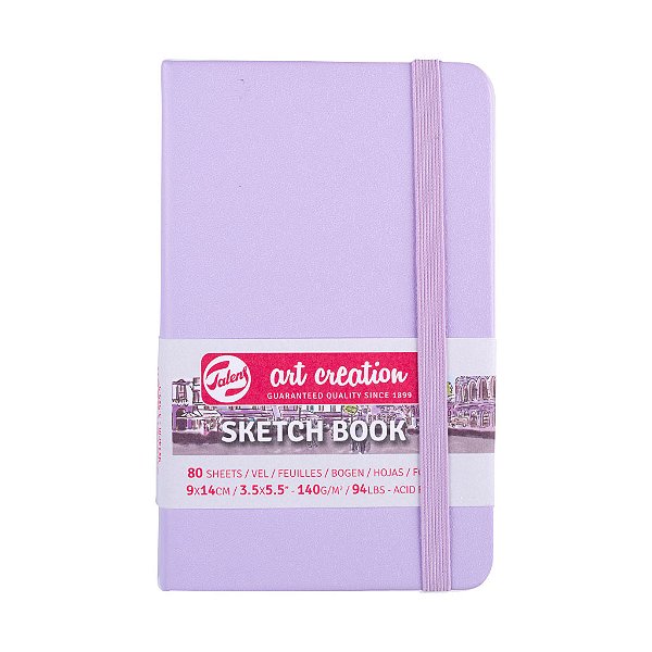 Sketchbook 9x14cm 140g Capa Dura – Royal Talens Art Creation – Pastel Violet