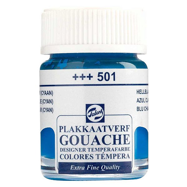 Guache Talens Extra Fine 16ml 501 Cyan