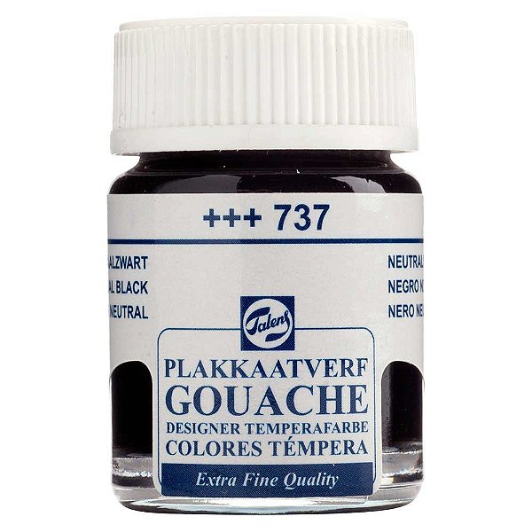 Guache Talens Extra Fine 16ml 737 Neutral Black