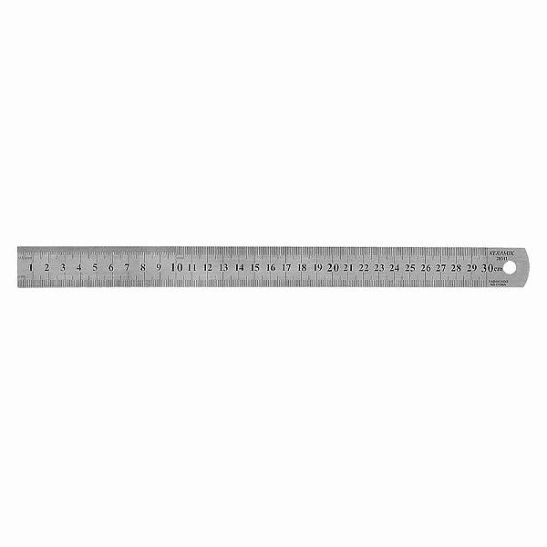 Régua de Aço Keramik 30cm