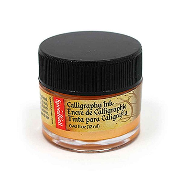 Tinta para Caligrafia Speedball Ouro 12ml