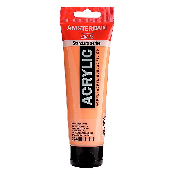 Tinta Acrílica Amsterdam 120ml 224 Amarelo Nápoles Avermelhado