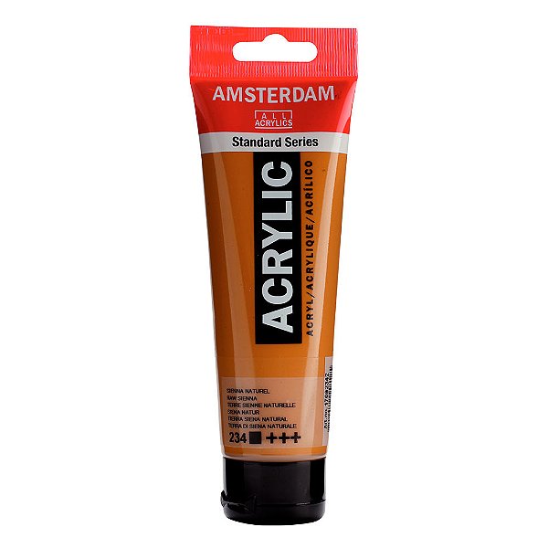 Tinta Acrílica Amsterdam 120ml 234 Sienna Natural