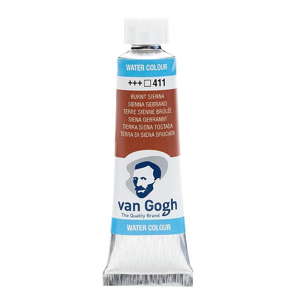 Aquarela Van Gogh 10ml 411 Burnt Sienna