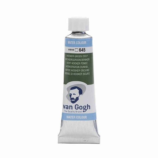 Aquarela Van Gogh 10ml 645 Hooker Green Deep