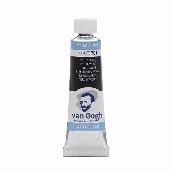 Aquarela Van Gogh 10ml 701 Ivory Black
