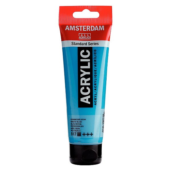 Tinta Acrílica Amsterdam 120ml 517 Azul Royal