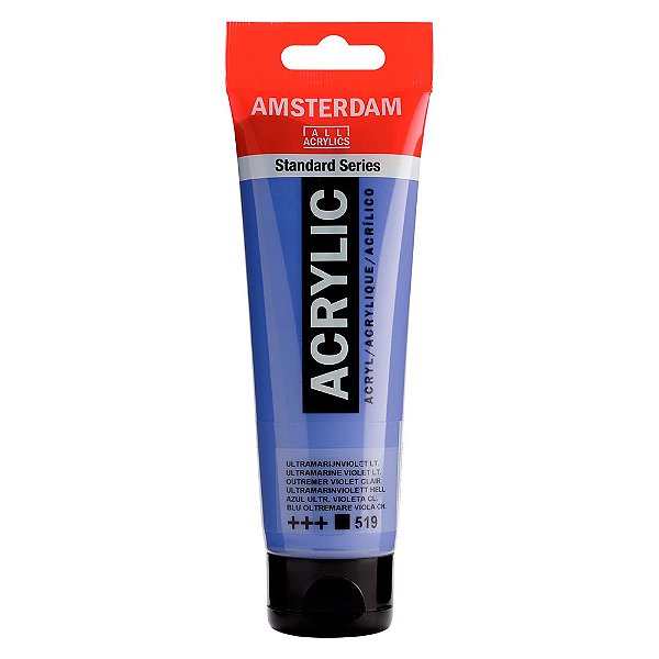 Tinta Acrílica Amsterdam 120ml 519 Violeta Ultramar Claro