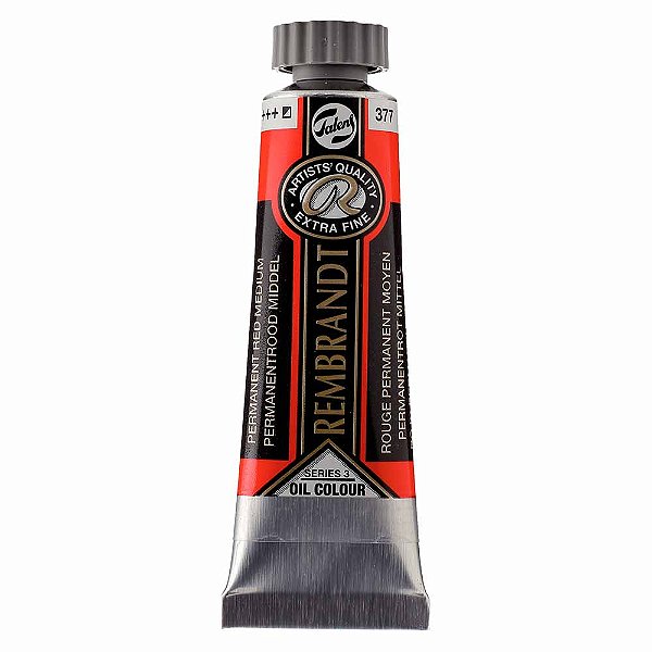 Tinta a Óleo Rembrandt 15ml 377 Permanent Red Medium