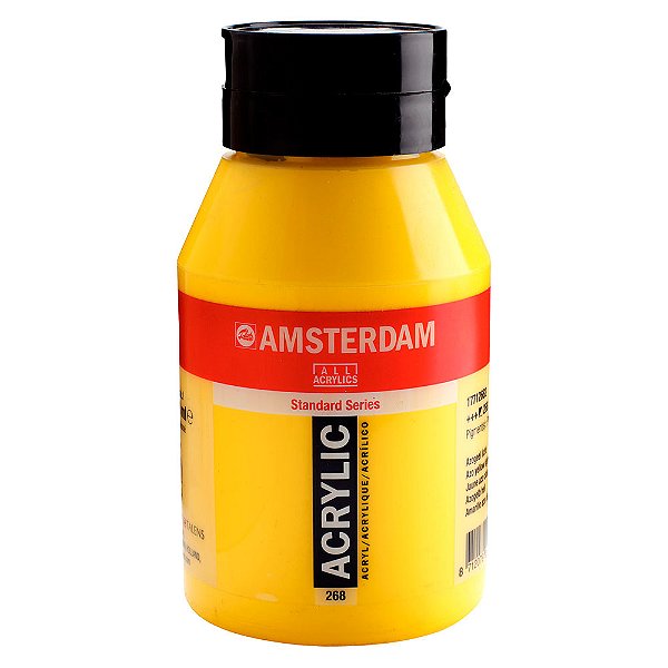 Tinta Acrílica Talens Amsterdam 1 Litro 268 Amarelo Claro Azo