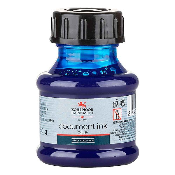 Tinta para Caneta Tinteiro Koh-I-Noor Azul 50g Acid Free