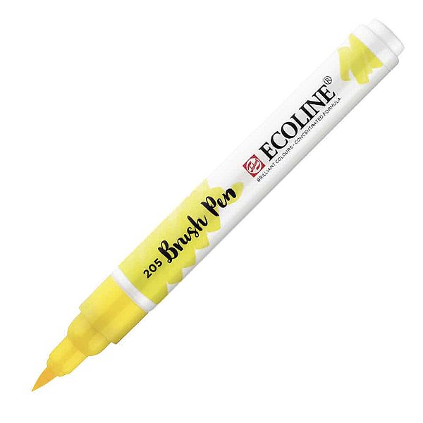 Caneta Ecoline Brush Pen Amarelo Limão 205