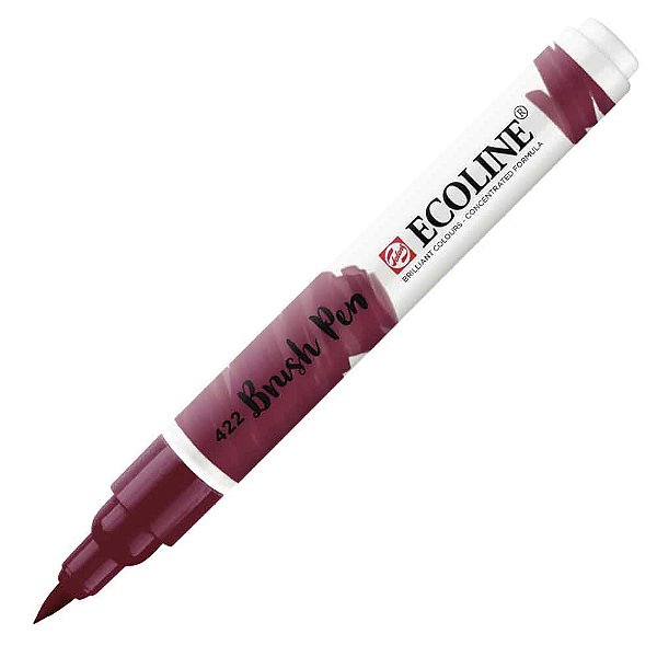Caneta Ecoline Brush Pen Marrom Avermelhado 422