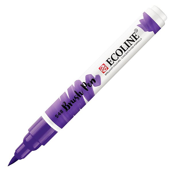 Caneta Ecoline Brush Pen Violeta Azulado 548
