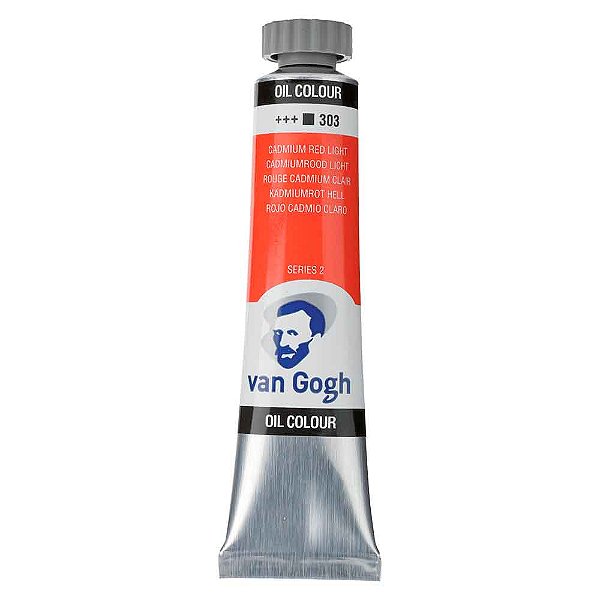 Tinta a Óleo Van Gogh 20ml 303 Cadmium Red Light