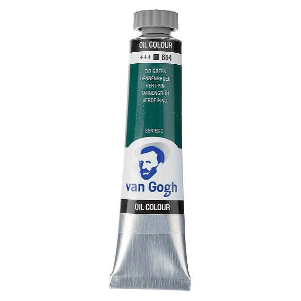 Tinta a Óleo Van Gogh 20ml 654 Fir Green