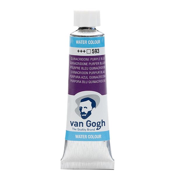 Aquarela Van Gogh 10ml 593 Quinacridone Purple Blue