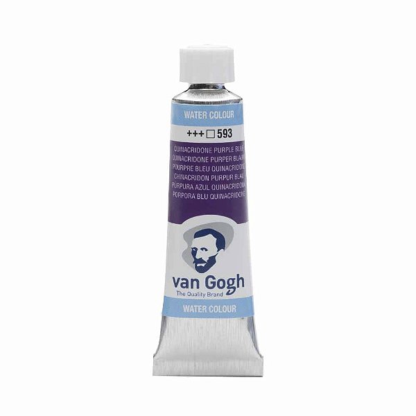 Aquarela Van Gogh 10ml 593 Quinacridone Purple Blue