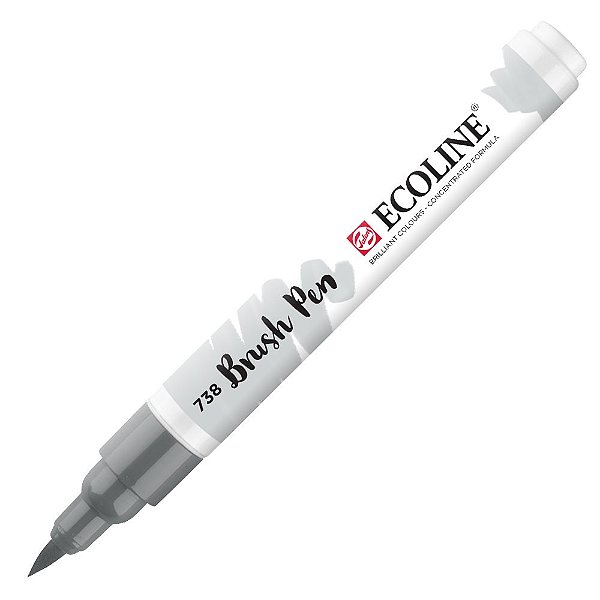 Caneta Ecoline Brush Pen Cold Grey Light 738