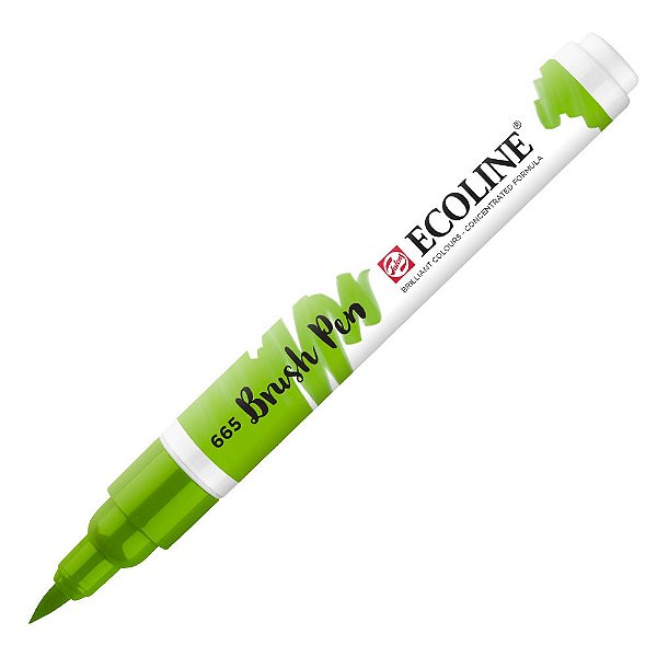 Caneta Ecoline Brush Pen Spring Green 665
