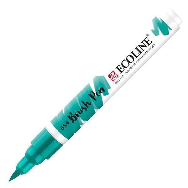 Caneta Ecoline Brush Pen Fir Green 654