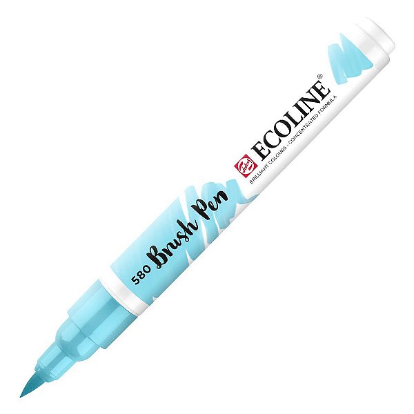 Caneta Ecoline Brush Pen Pastel Blue 580