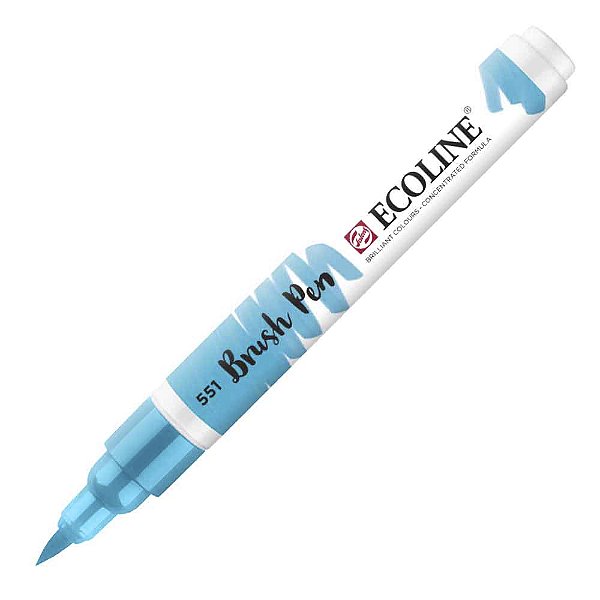 Caneta Ecoline Brush Pen Sky Blue Light 551