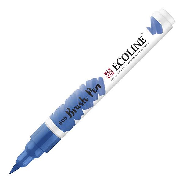 Caneta Ecoline Brush Pen Ultramarine Light 505