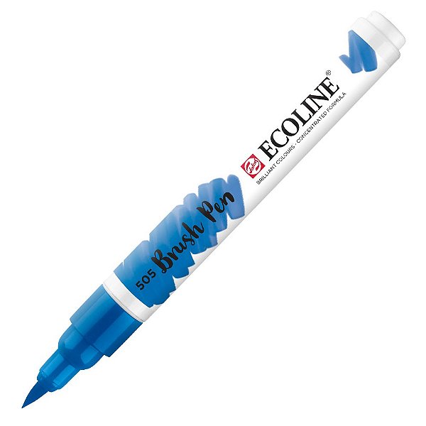 Caneta Ecoline Brush Pen Ultramarine Light 505