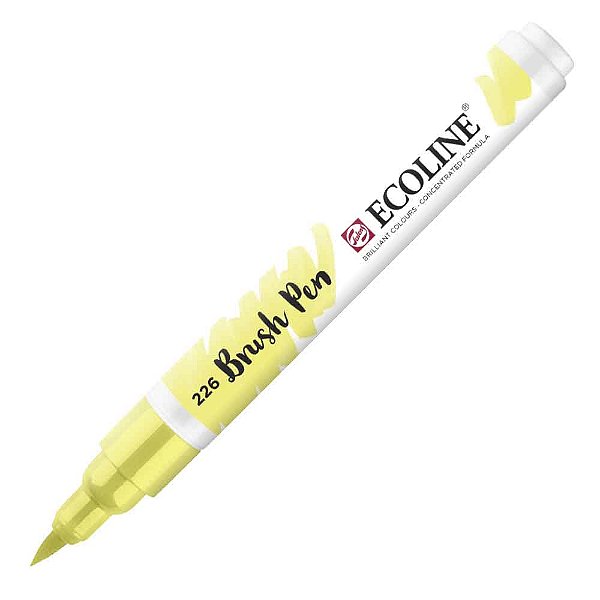 Caneta Ecoline Brush Pen Pastel Yellow 226