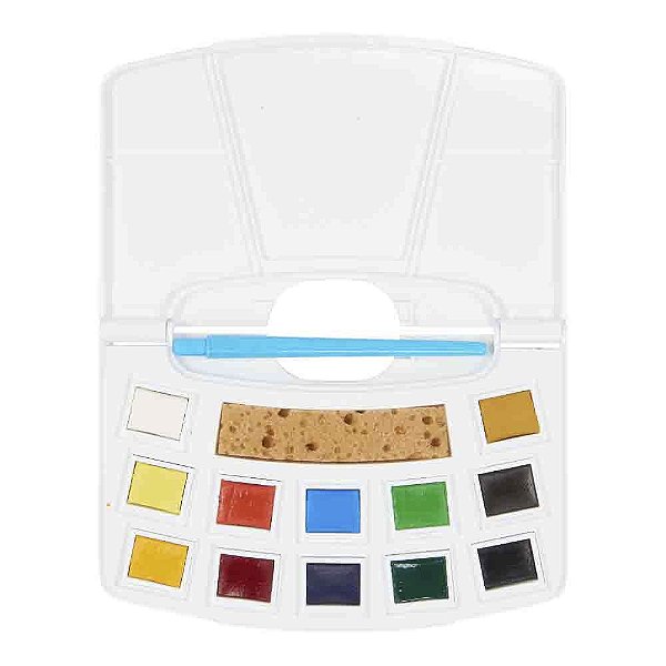 Aquarela em Pastilha Art Creation 12 Cores