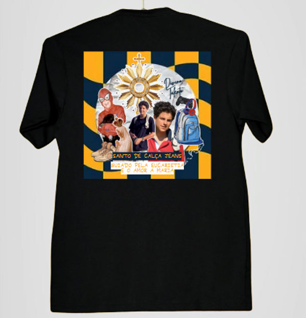 Camiseta São Carlo Acutis Santidade