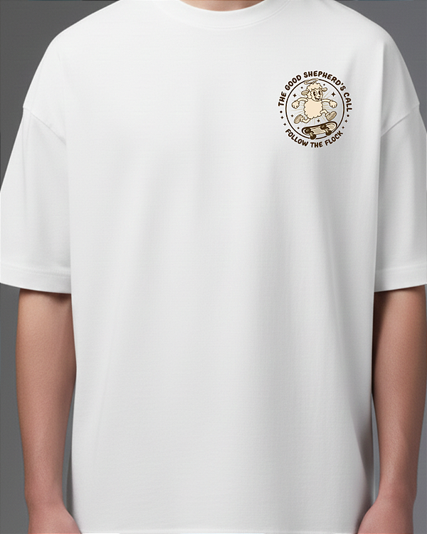 Oversized O pastor chama? eu vou (ovelha)