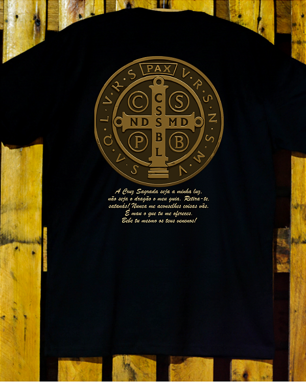 Camiseta medalha de São Bento