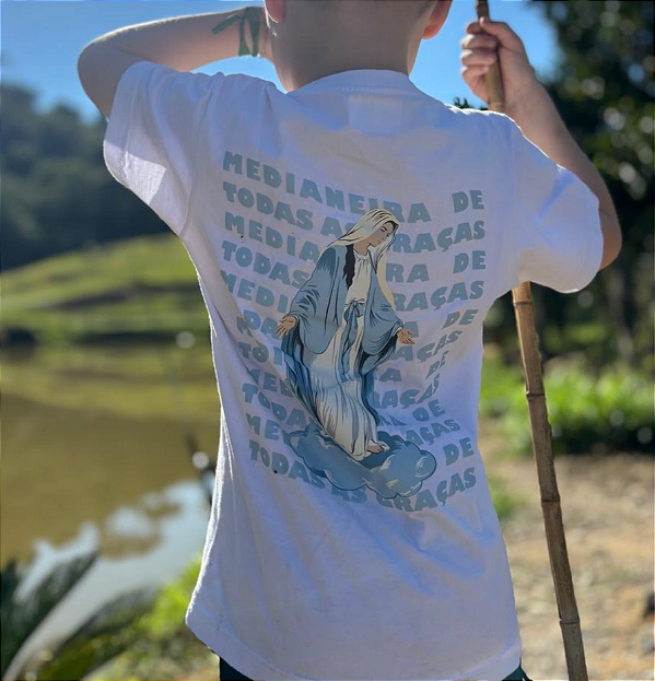 Camiseta infantil Nossa Senhora das Graças