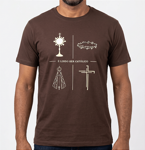 Camiseta é lindo ser católico